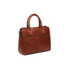 Leather Shoulder Bag Cognac Valmonte