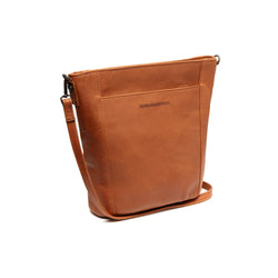 Leather Shoulder Bag Cognac Moore