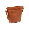 Leather Shoulder Bag Cognac Moore