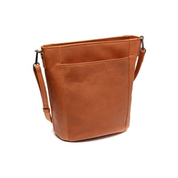 Leather Shoulder Bag Cognac Moore