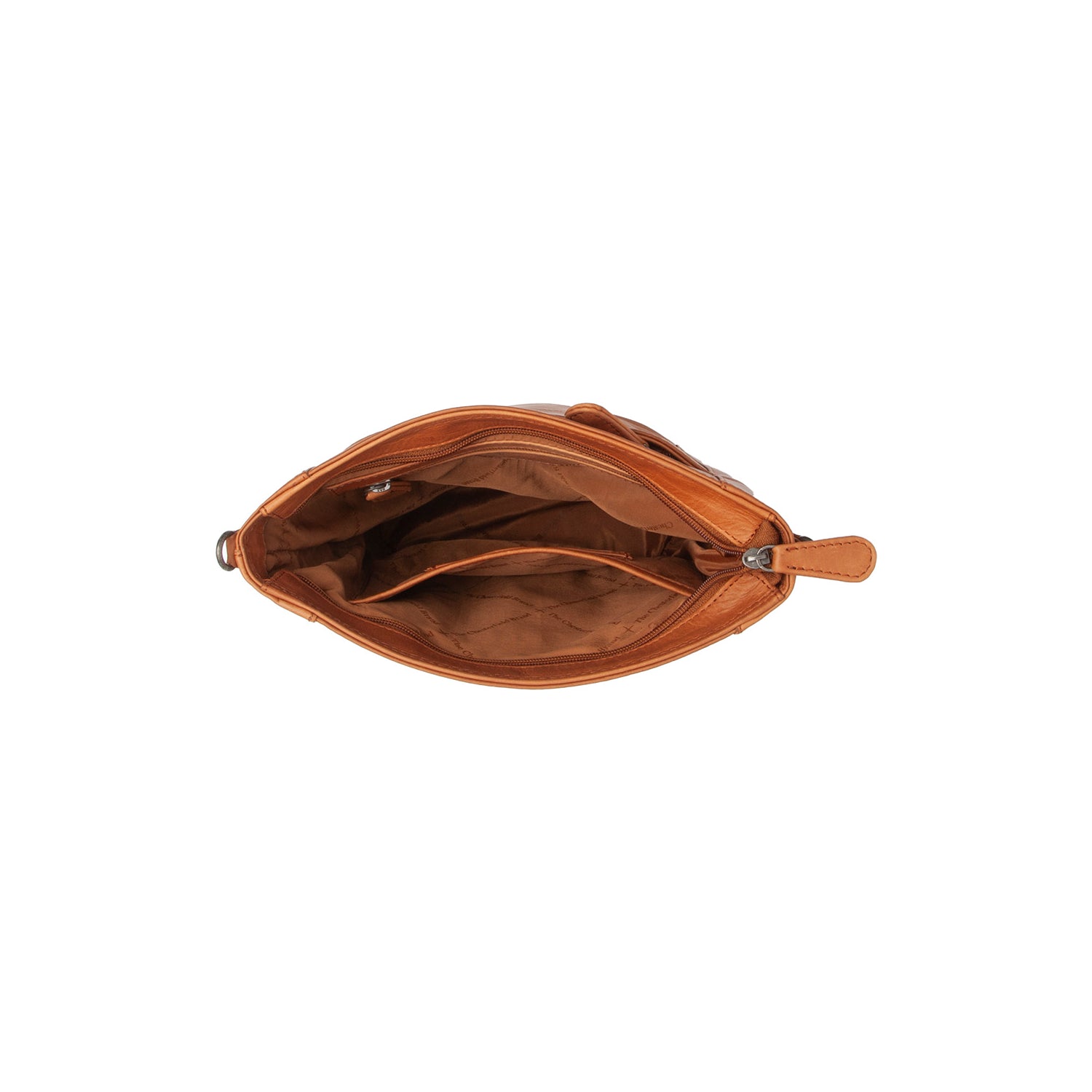 Leather Shoulder Bag Cognac Moore