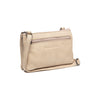 Leather Shoulder Bag Beige Osaka