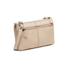 Leather Shoulder Bag Beige Osaka