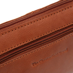 Leather Shoulder Bag Cognac Osaka