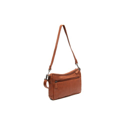 Leather Shoulder Bag Cognac Irving