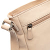 Leder Umhängetasche Beige Aston