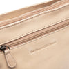 Leder Umhängetasche Beige Aston