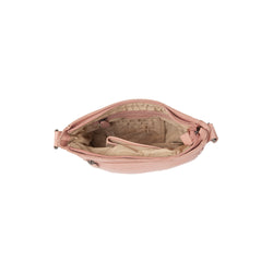 Leather Shoulder Bag Vintage Rose Aston