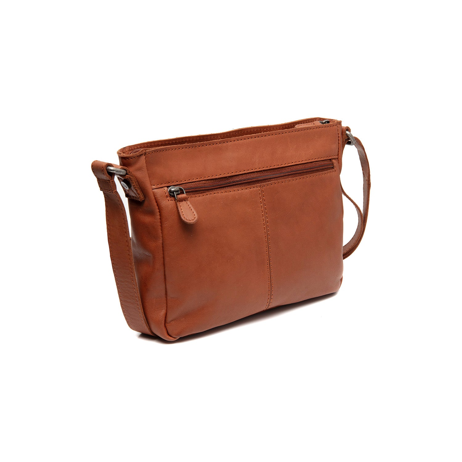 Leather Shoulder Bag Cognac Aston