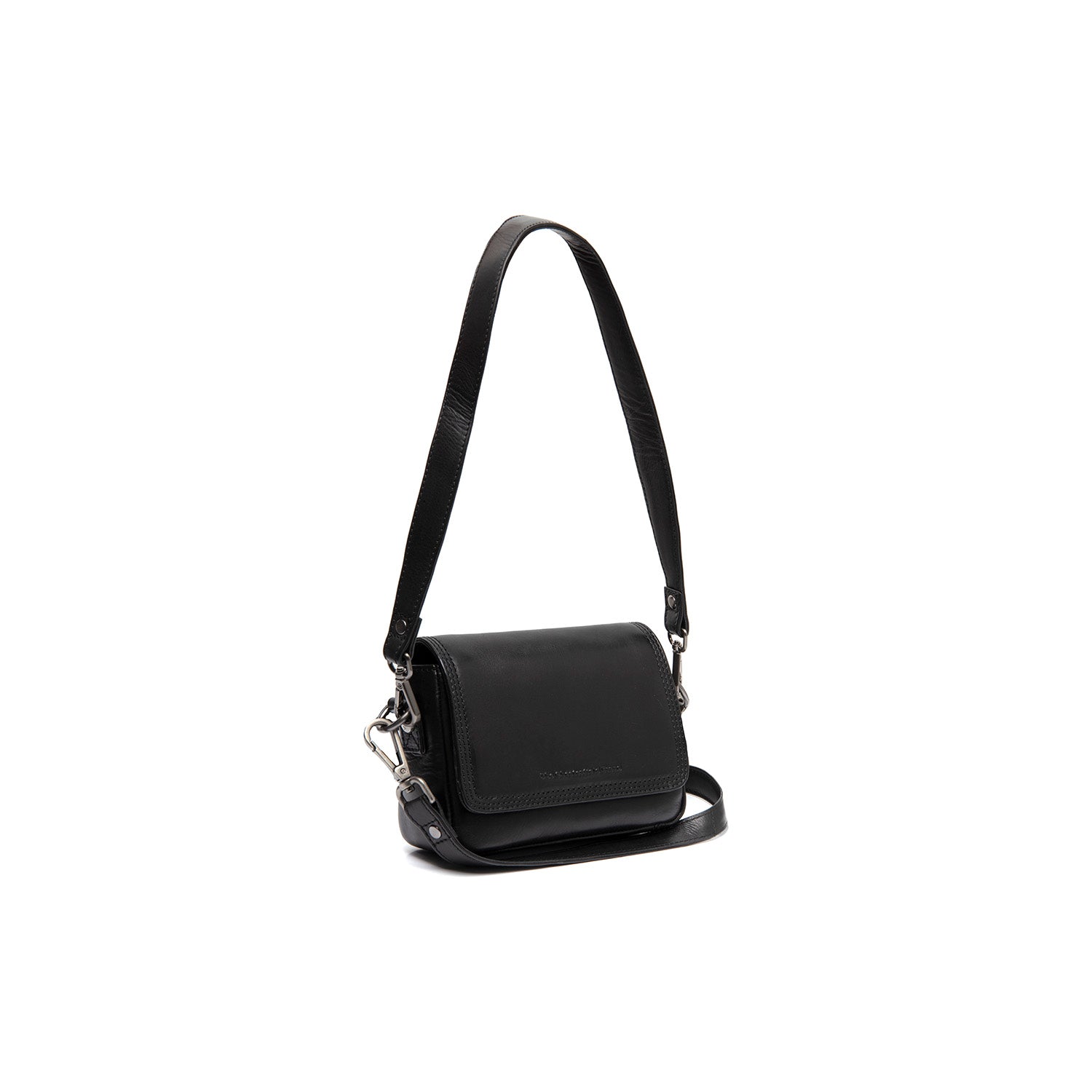 Sac Bandoulière en Cuir Noir Marcella