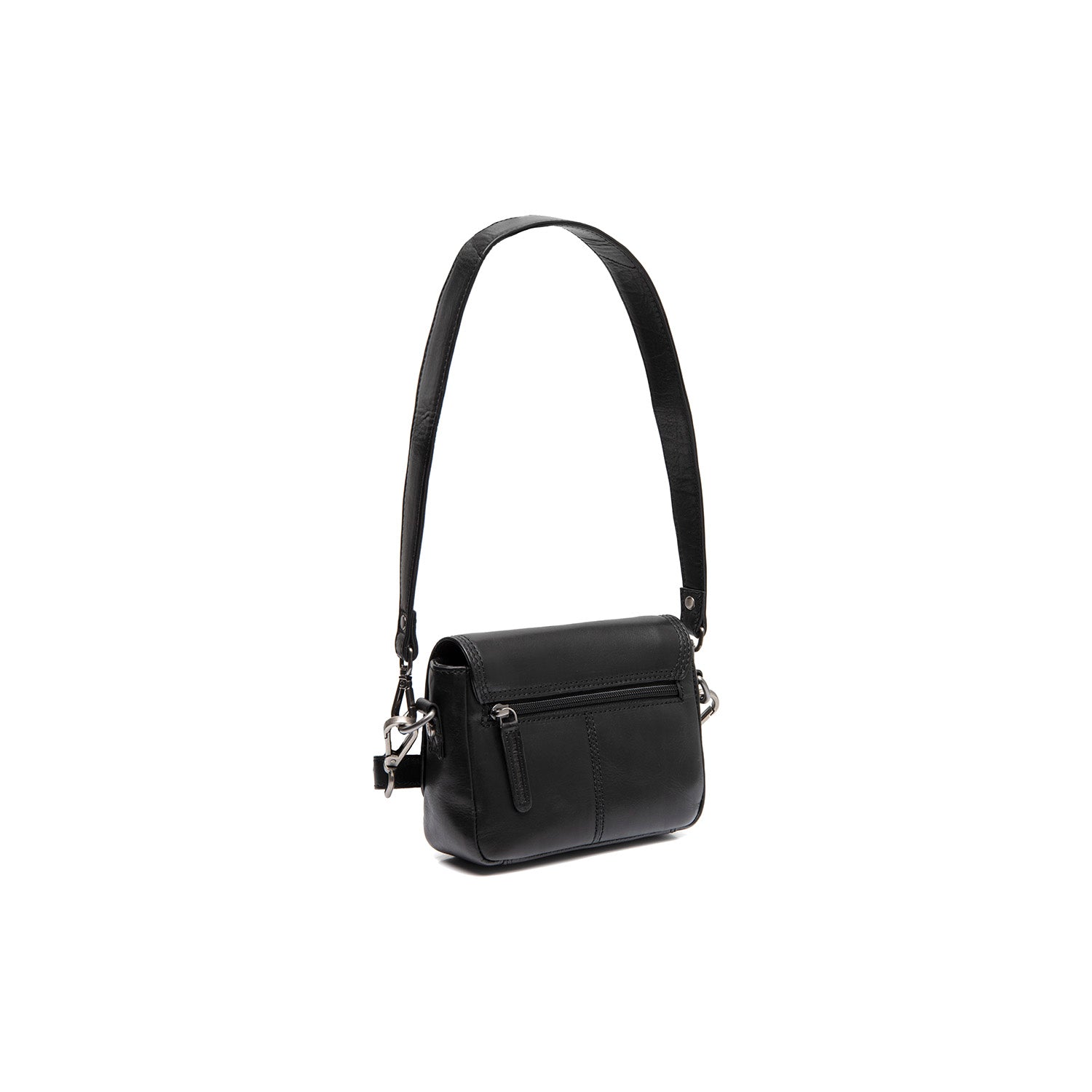 Sac Bandoulière en Cuir Noir Marcella