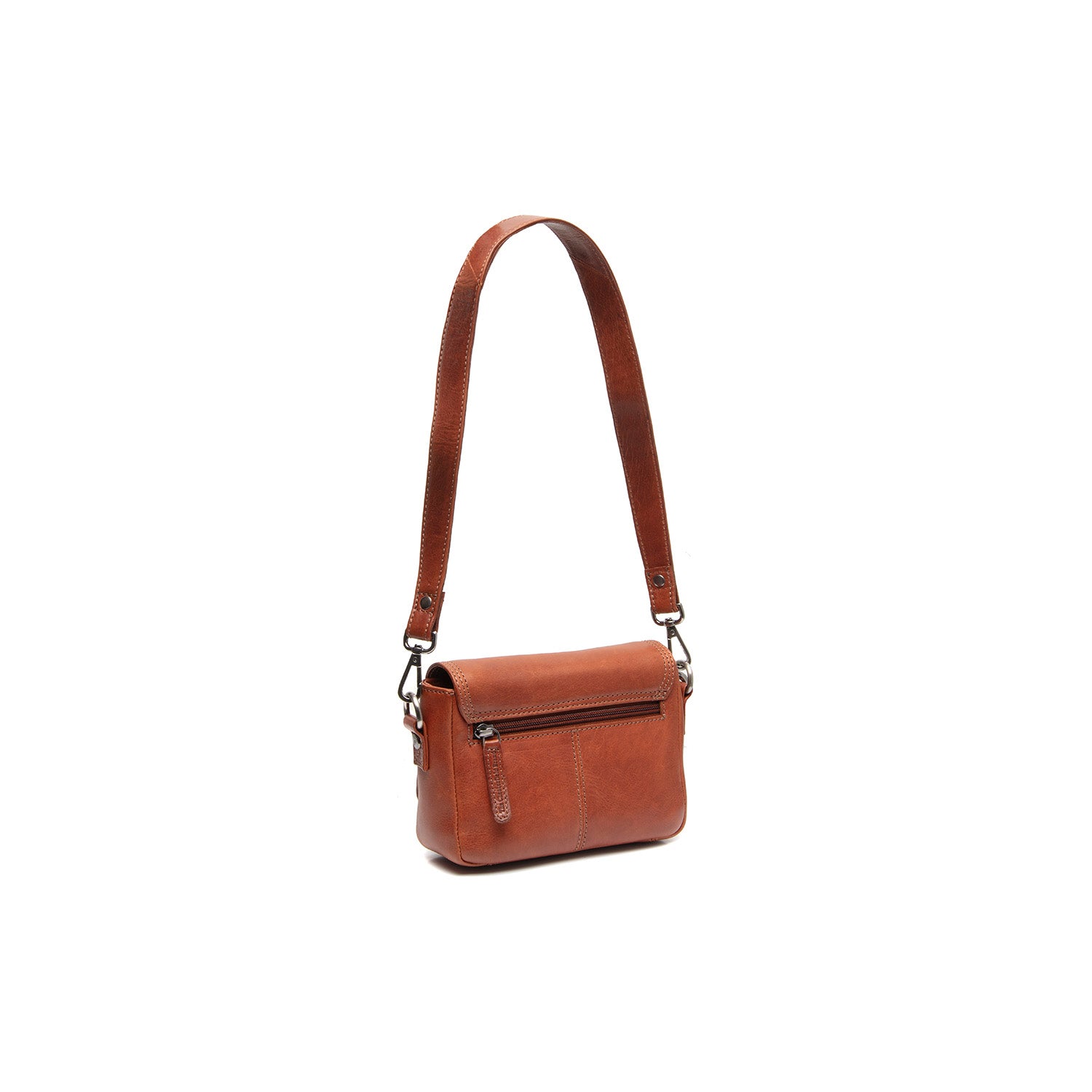 Sac Bandoulière en Cuir Cognac Marcella