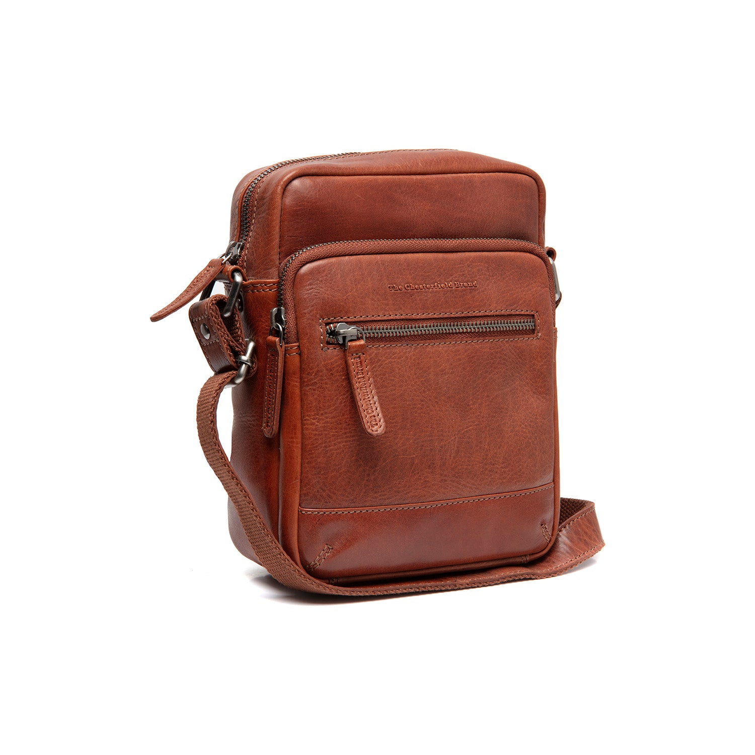 Sac Bandoulière en Cuir Cognac Amantea