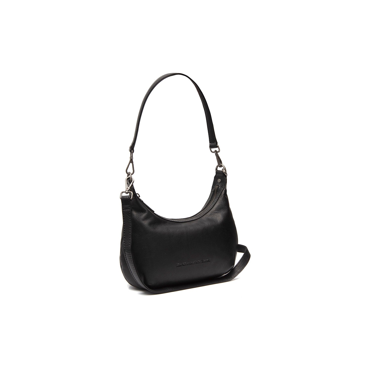 Leather Shoulder Bag Black Nancy