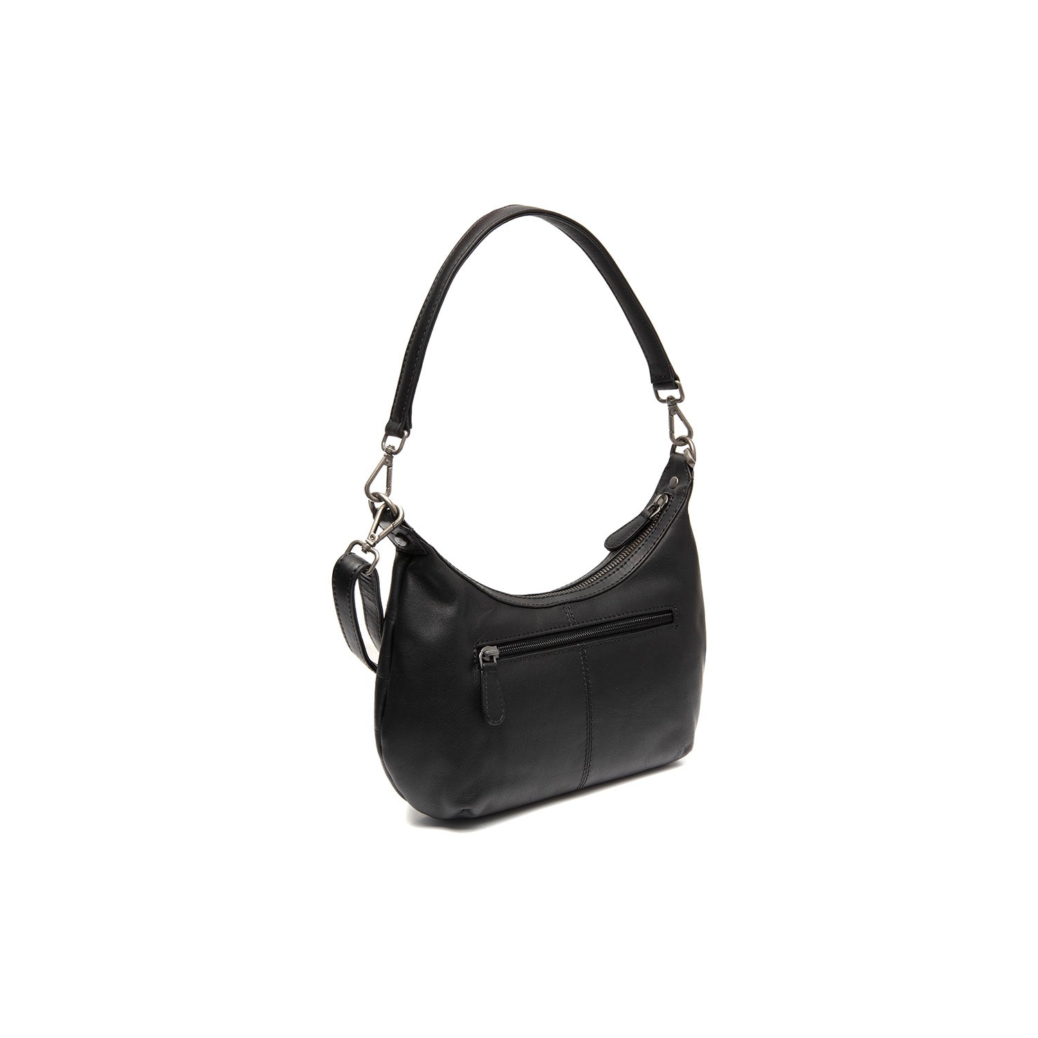 Leather Shoulder Bag Black Nancy