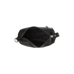 Sac Bandoulière en Cuir Noir Christie