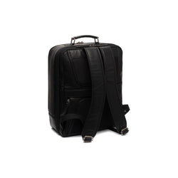 Leather Travel Backpack Black Jamaica