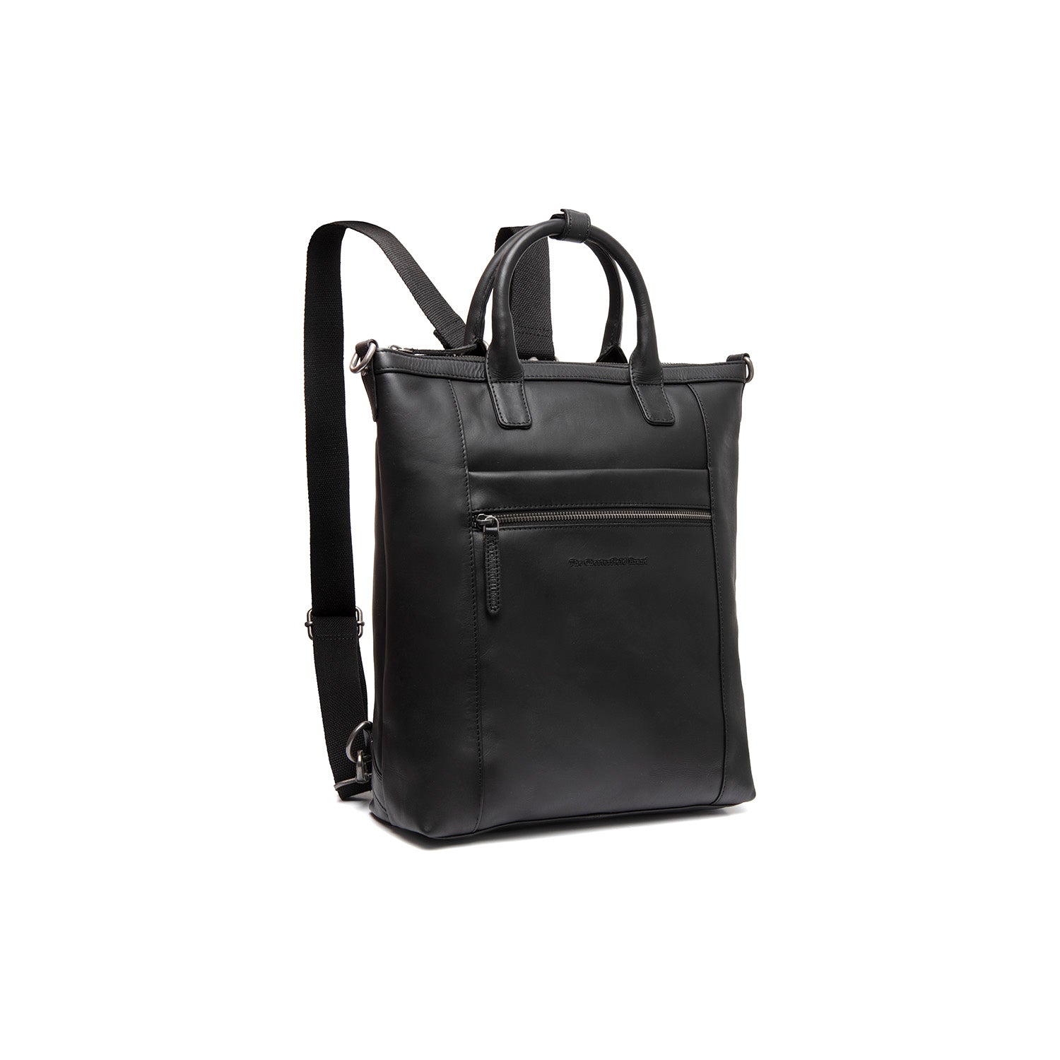 Leather Backpack Black Luisa