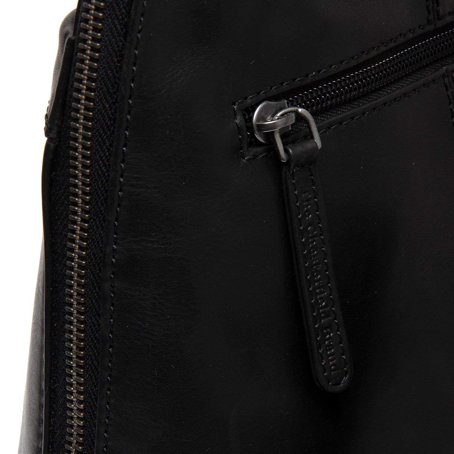 Leather Backpack Black Linford