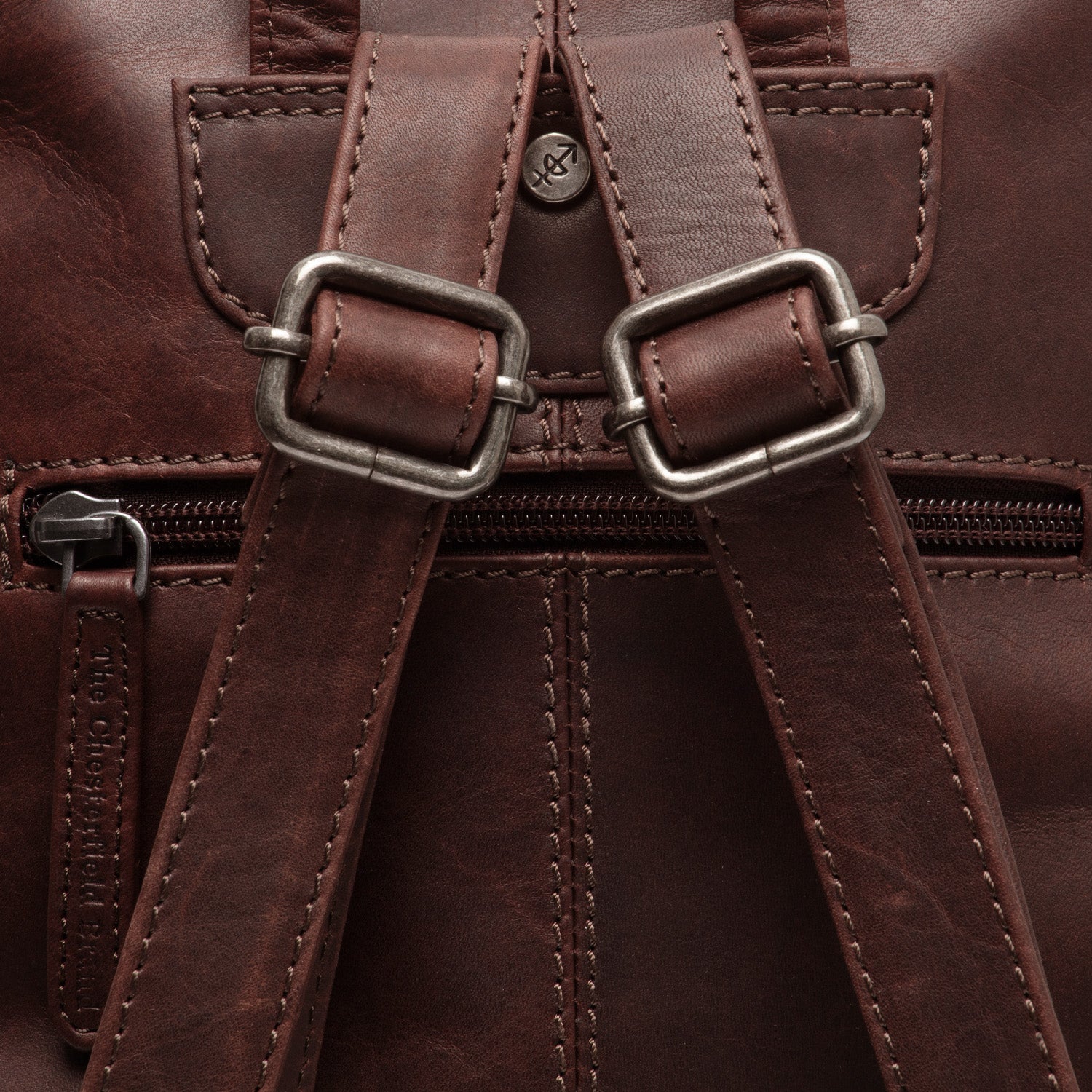 Leather Backpack Brown Linford