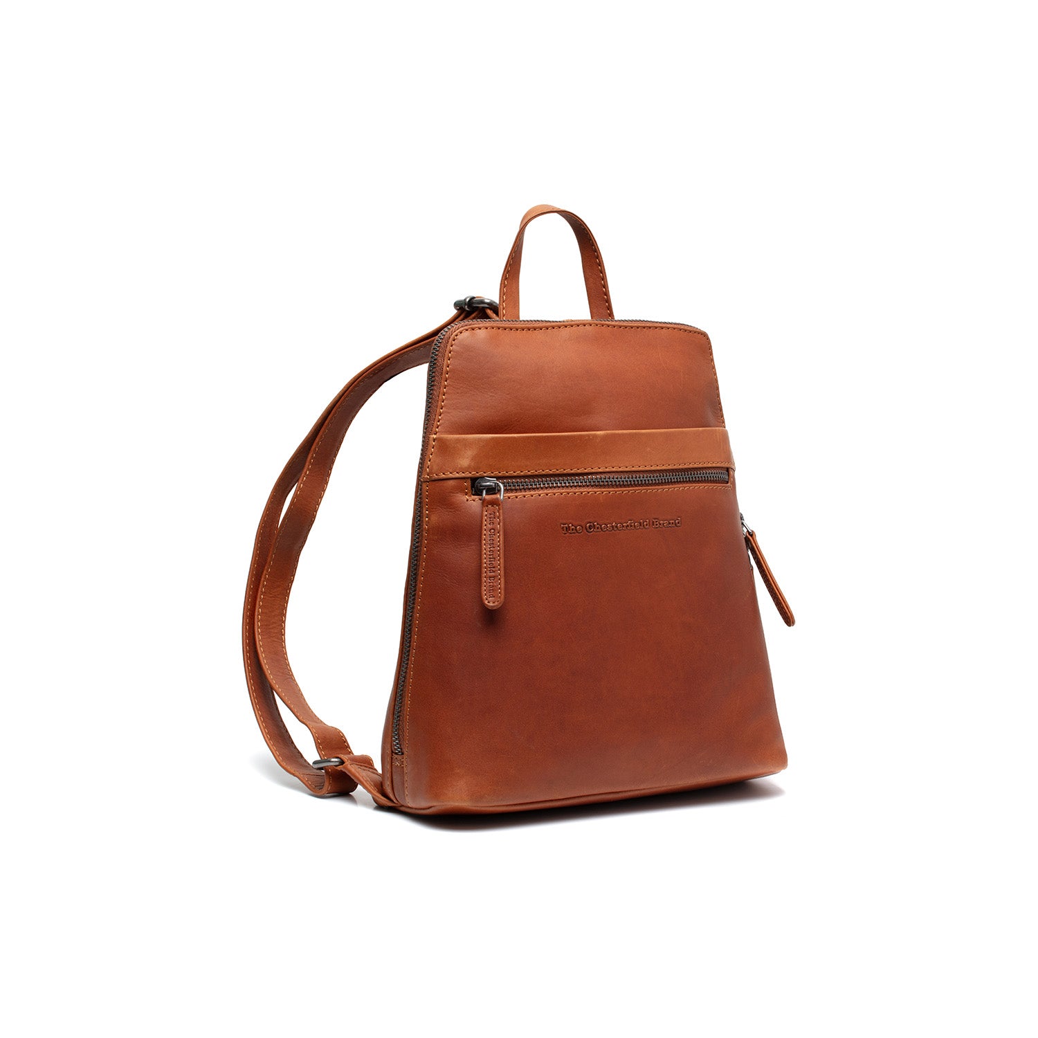 Leder Rucksack Cognac Linford