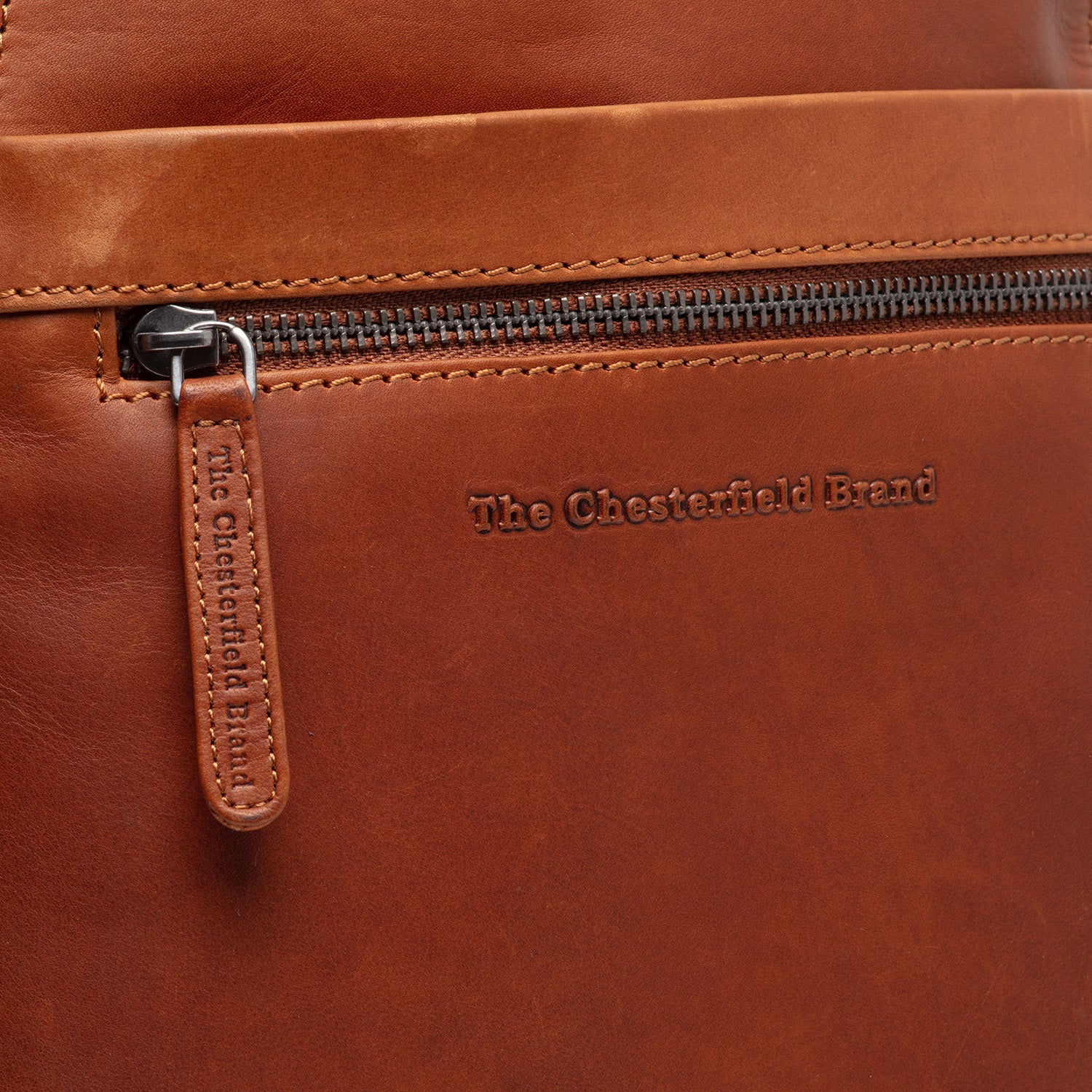 Leather Backpack Cognac Linford