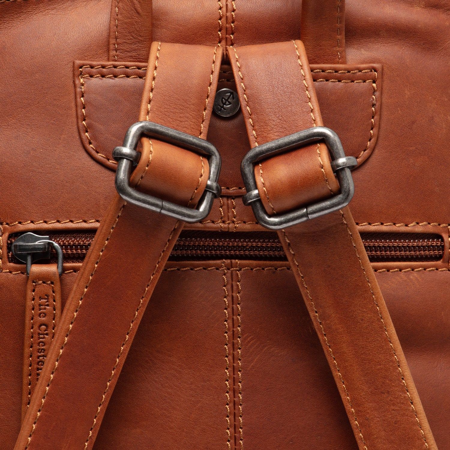 Leather Backpack Cognac Linford