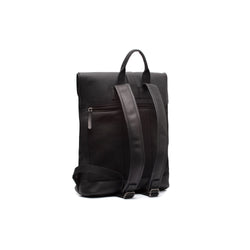 Leather Backpack Black Larsson