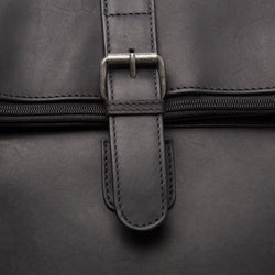 Leather Backpack Black Larsson