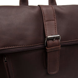 Leather Backpack Brown Larsson