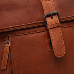 Leather Backpack Cognac Larsson