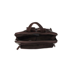 Leather Backpack Brown Fornella