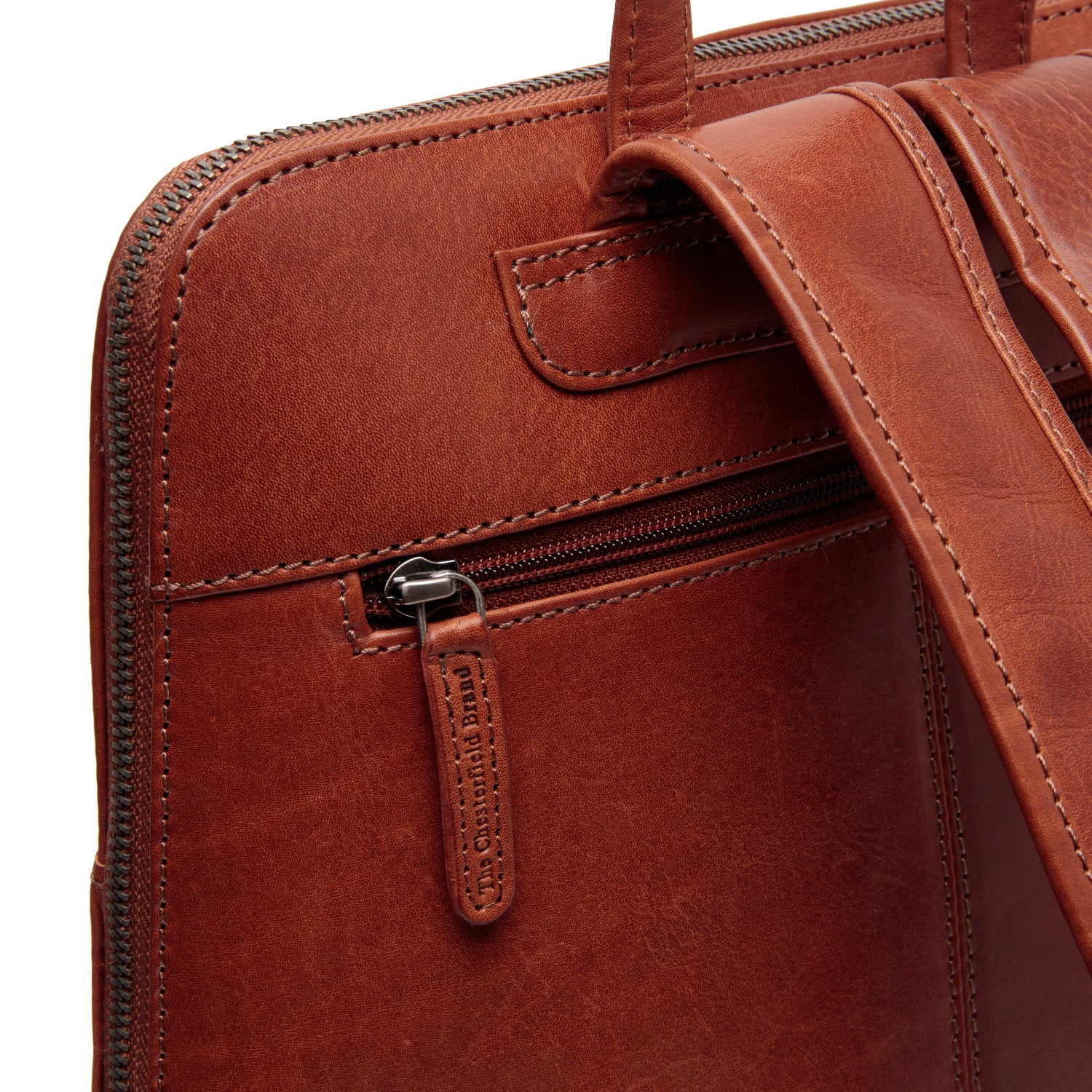 Leather Backpack Cognac Fornella