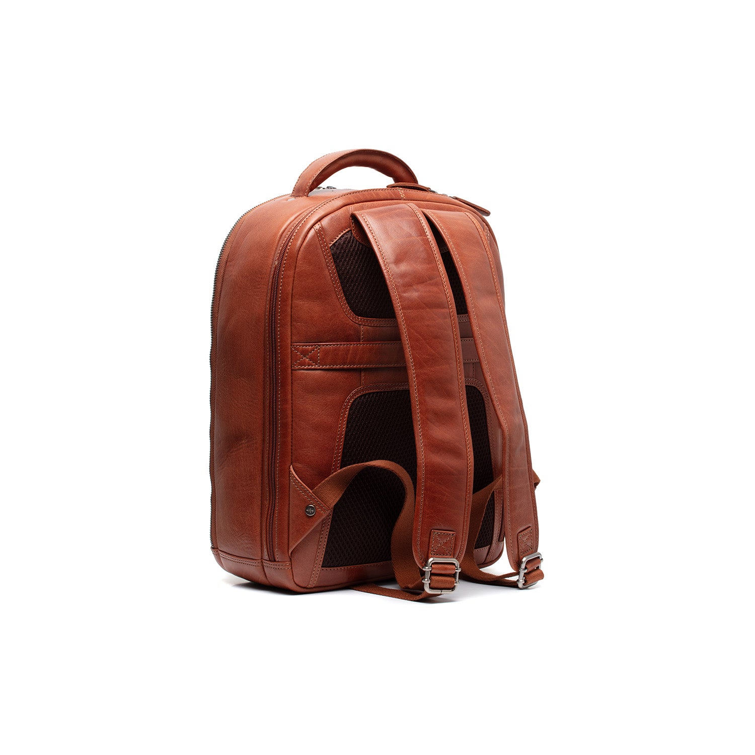 Leather Backpack Cognac Maggiore