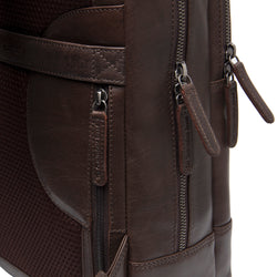 Leather Backpack Brown Nicola