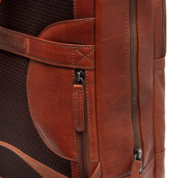 Leather Backpack Cognac Nicola