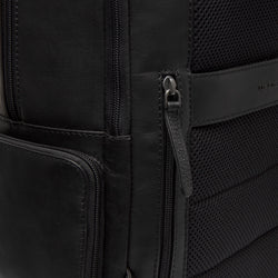 Leather Backpack Black Lennox