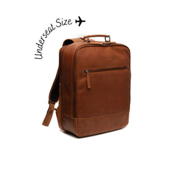 Leather Travel Backpack Cognac Jamaica