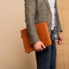 Leather Document Case Cognac Moreton