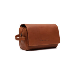 Leather Toiletry Bag Cognac Rosario