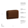 Leather Wallet Cognac Ascot