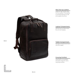 Leather Backpack Brown Belford