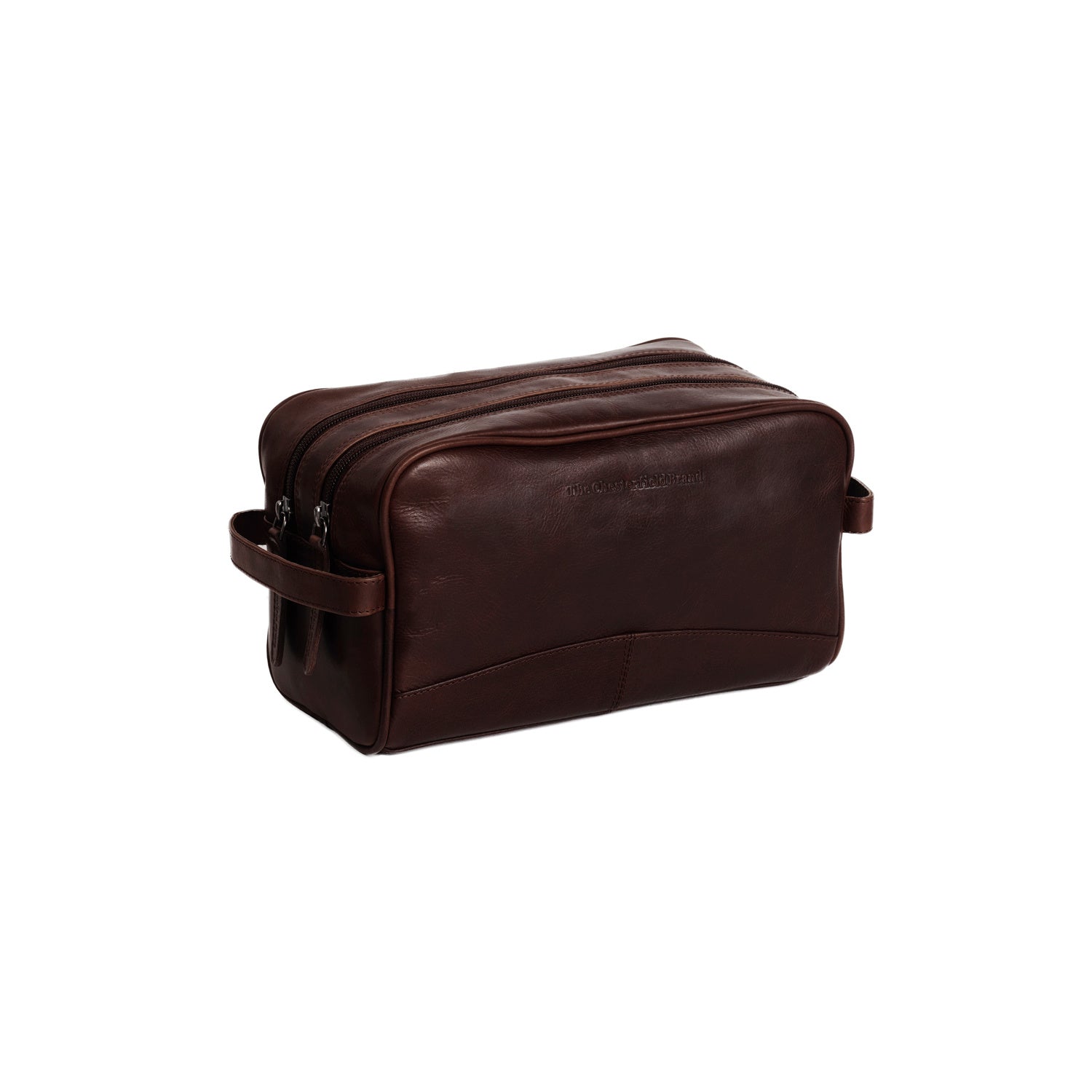 Leather Toiletry Bag Brown Stacey