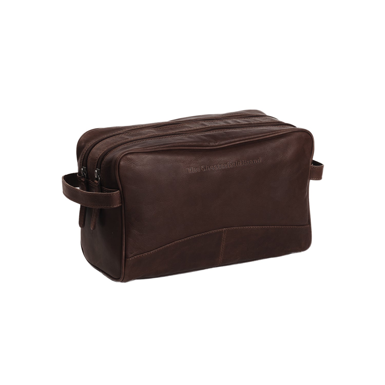 Leather Toiletry Bag Brown Stefan