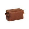 Leather Toiletry Bag Cognac Stefan