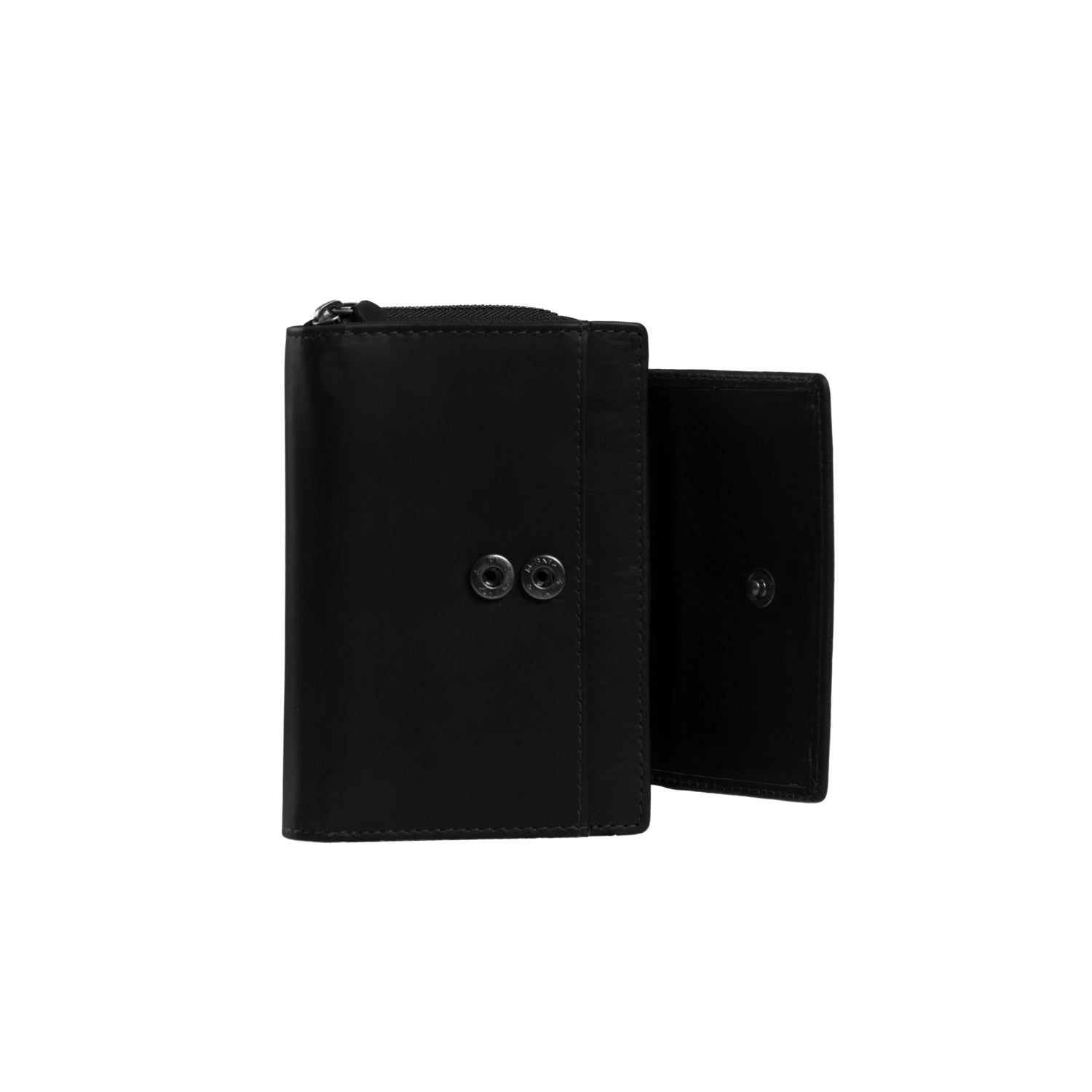 Leather Wallet Black Ascot RFID