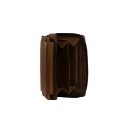 Leather Wallet Cognac Ascot