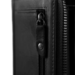 Leather Wallet Black Nova