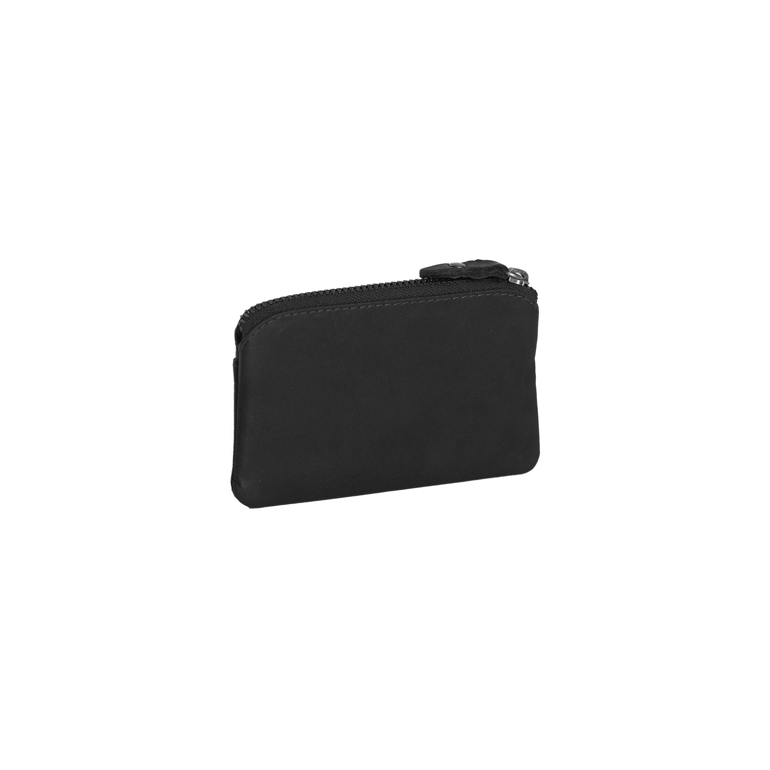 Leather Key Pouch Black Oliver