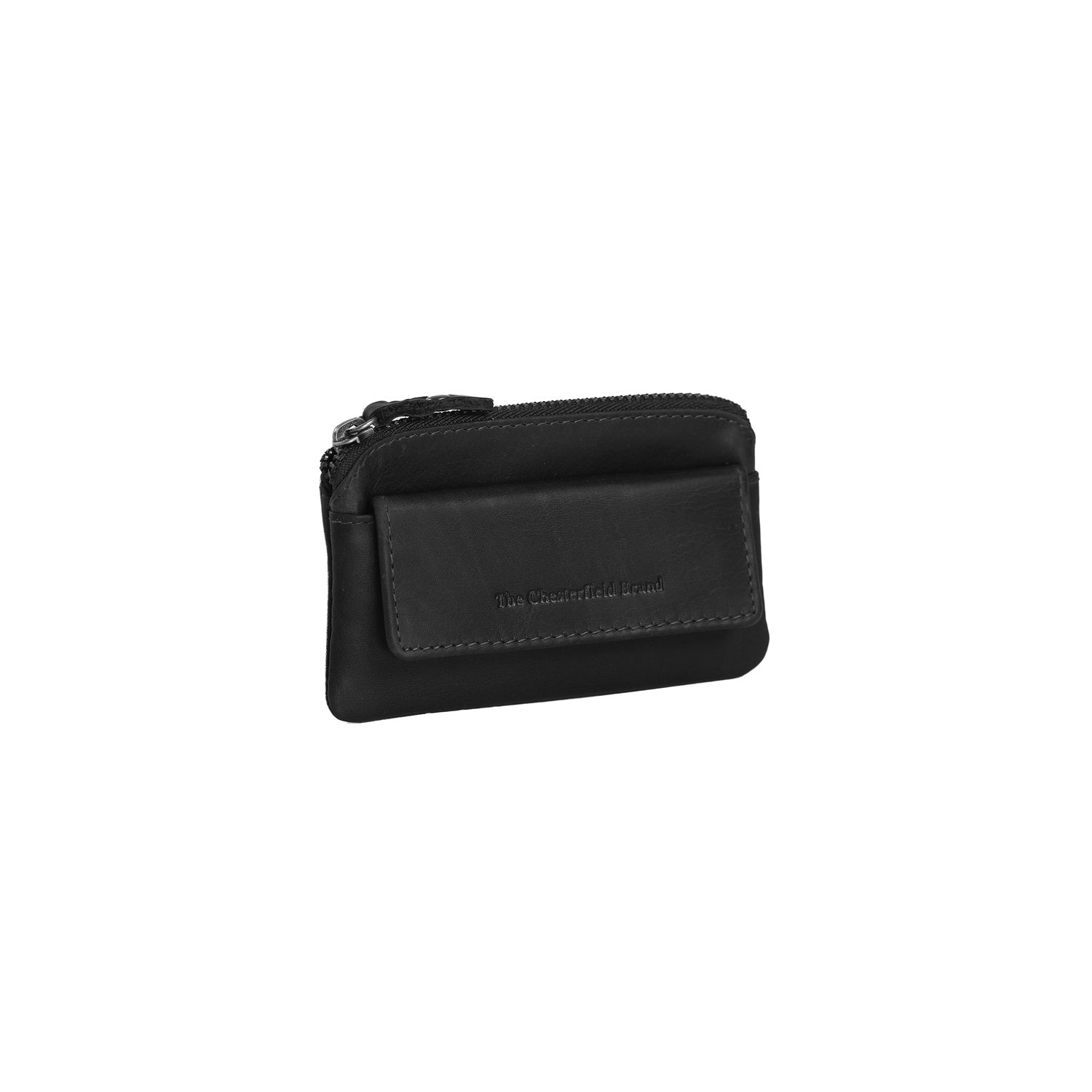 Leather Key Pouch Black Oliver